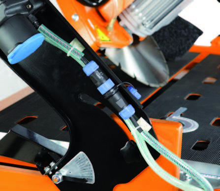 45&deg; miter-cut built-in