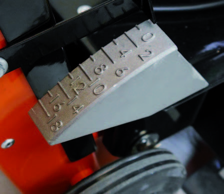 Cutting depth indicator